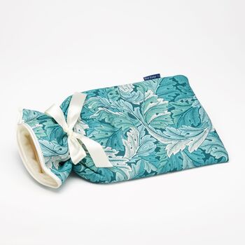 Hot Water Bottle In William Morris Acanthus Teal, 5 of 5