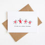 Christmas Robin Fingerprint Card Making Kit, Six Pack, thumbnail 5 of 6