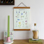 Spring Flowers Canvas Wall Hanging, thumbnail 10 of 12