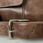 Handcrafted Brown Travel Bag, thumbnail 8 of 8
