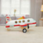 Retro Wooden Toy Propeller Passenger Plane, thumbnail 2 of 6