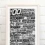 The Noughties 2000’s Decade Typography Print, thumbnail 10 of 10
