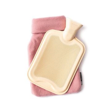 Pink Cotton Hot Water Bottle, 6 of 6