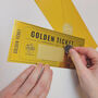 Personalised Golden Ticket Scratchable Gift Voucher, thumbnail 6 of 12