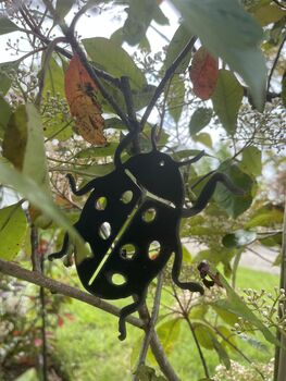Ladybird Mobile Insect, Metal Art For Home And Garden, 2 of 12