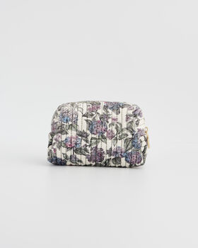 Hydrangea Small Quilted Makeup Bag, 3 of 6