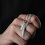 Personalised Men’s Coordinates And Date Necklace, thumbnail 5 of 8
