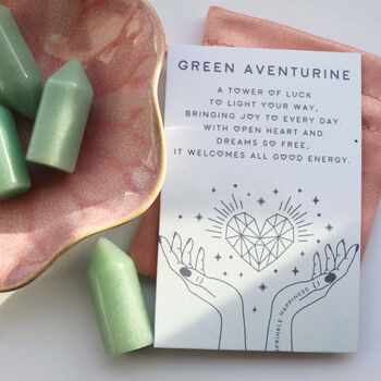 Green Aventurine Gemstone Mini Tower, 2 of 7