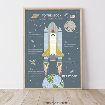 To The Moon Childrens Print, 4 of 5