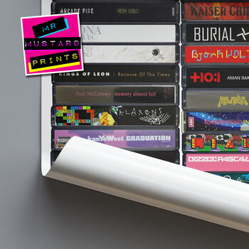 19th Birthday 2007 Music Print Personalised Gift, 8 of 9