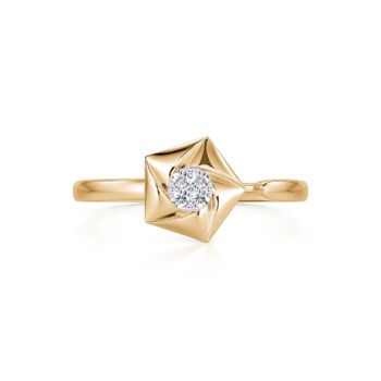 14ct Yellow Gold And Diamond ‘540’ Ring, 3 of 7