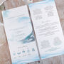 Ocean Road Concertina Wedding Invitations, thumbnail 3 of 7