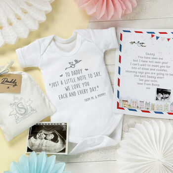 Gift For New Dad, Message From The Bump, Gift, 12 of 12