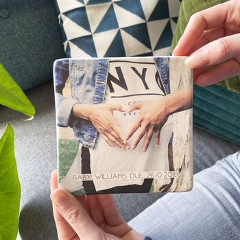 First Mother's Day Ceramic Photo Print Tile, 4 of 12