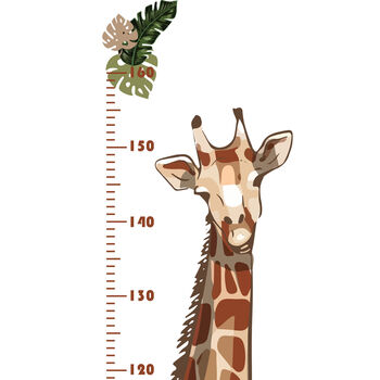 Giraffe Height Chart Sticker, 2 of 3