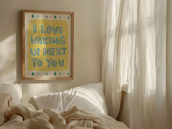 Cute Quote Bedroom Quote Unframed Art, 3 of 4