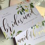 Gold Foil To My Bridesmaid Card | Peony Bouquet, thumbnail 4 of 5