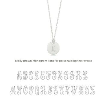 Personalised Sterling Angel Of Mine Cross Necklace, 4 of 7
