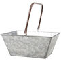 Zinc Garden Trug 25cm W/ Handle, thumbnail 4 of 5