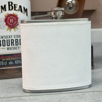 Christmas Personalised Rubgy Hip Flask, 2 of 3