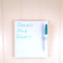 Whiteboard / Kitchen Message Board A5 Or A4 Size, thumbnail 2 of 3