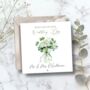 Irish On Your Wedding Day Card, Mr And Mrs, Ar Lá Bhur Bpósta, Wedding Shamrock Clover Bouquet, thumbnail 1 of 2