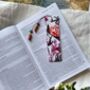 Floral Linen Bookmark, thumbnail 7 of 11