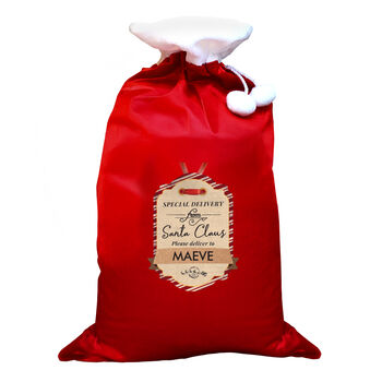 Christmas Special Delivery Sack For Kids, 4 of 4
