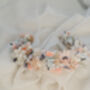Blossom Pastel Bridal Dried Flower Crown Wedding Headband, thumbnail 4 of 4