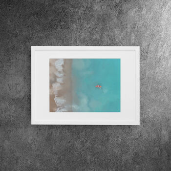 Paddle Board On The Ocean Art Print, 5 of 9