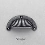 Cup Drawer Pulls Pewter Kitchen Cupboard Door Handles, thumbnail 4 of 7