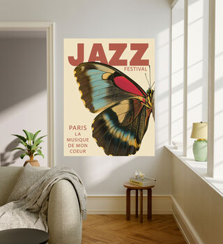 Jazz Festival Butterfly Art Print, 3 of 6