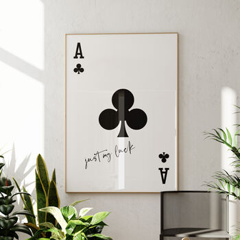 Custom Playing Card Print With Bespoke Text And Suit, 2 of 7