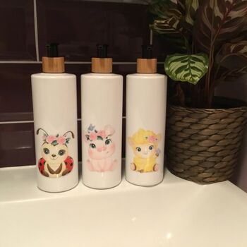 Personalised Reusable Kids Shampoo Body Wash Bottle, 9 of 12