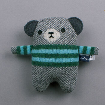 Knitted Lambswool Mini Bear, 4 of 6