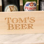 Personalised Beer Box Drink Holder Gift For Dad, thumbnail 3 of 4