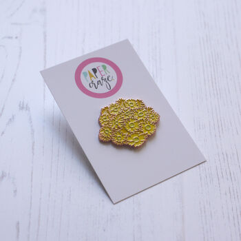 Daisy Bouquet Pin Badge, 5 of 5
