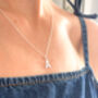 Sterling Silver Initial Pendant Necklace, thumbnail 6 of 7