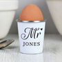 Personalised Mr Egg Cup Gift, thumbnail 1 of 2