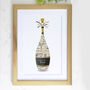 Personalised 50th Birthday Champagne Word Art, thumbnail 4 of 10