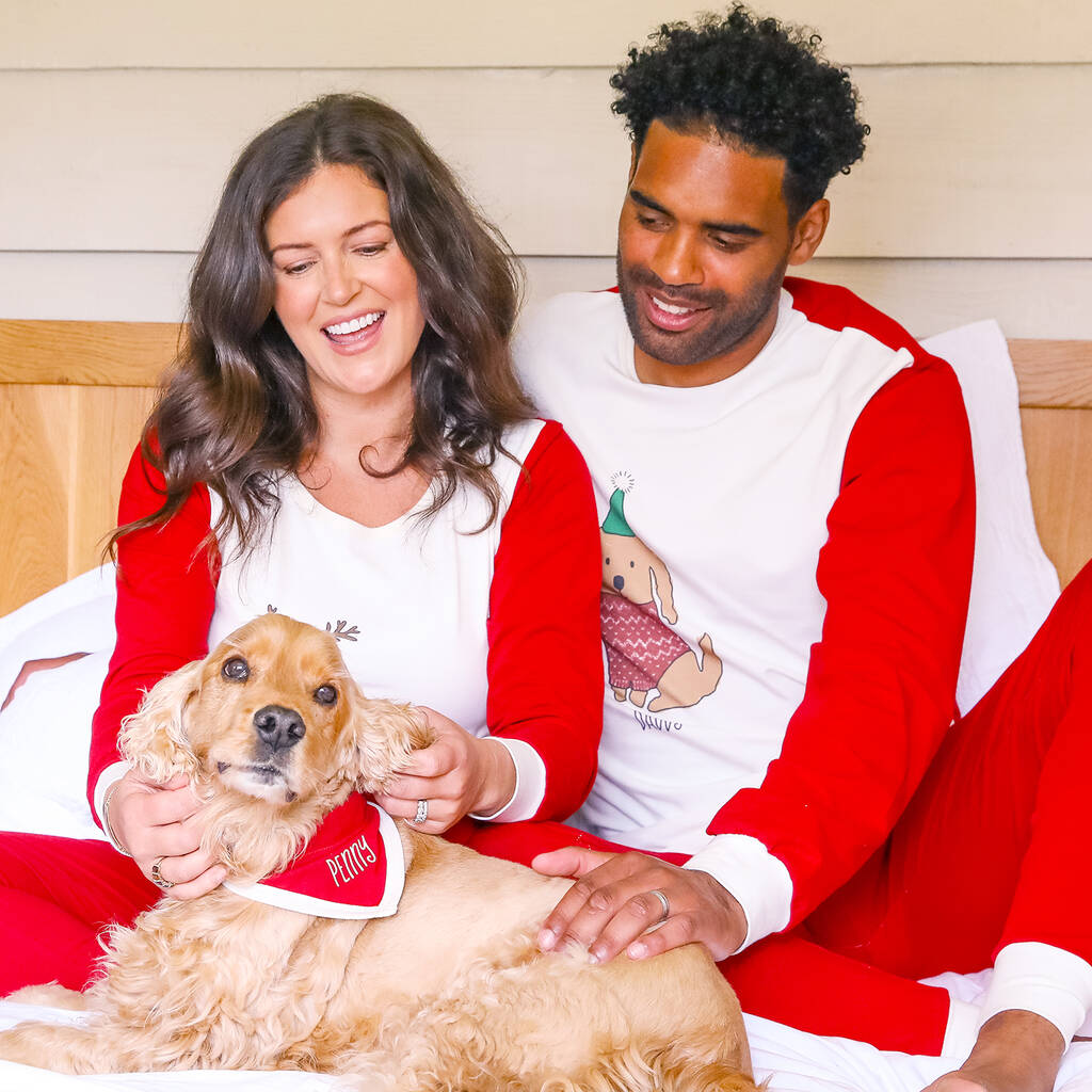 Personalised Jolly Dogs Christmas Pyjamas, 1 of 5