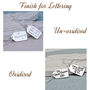 Personalised Sterling Silver Gift Tag Necklace, thumbnail 4 of 5
