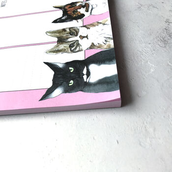 Cats Desk Weekly Planner Notepad, 4 of 5