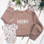 Personalised 'Mini' Appliqué Keepsake Sweatshirt, thumbnail 4 of 10