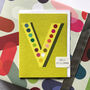 Mini V Alphabet Card, thumbnail 3 of 5