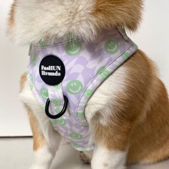 Adjustable Dog Harness | Smiley Face Check, 6 of 7