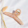 Iridescent Loop Claw Clip In Pink, thumbnail 1 of 3