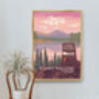 Lassen Volcanic National Park USA Travel Poster Print, thumbnail 5 of 8