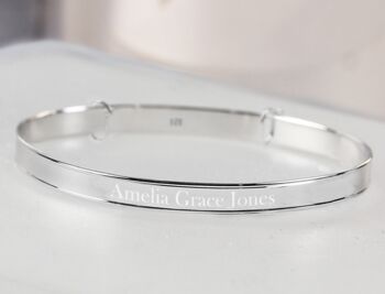 Personalised Sterling Silver Childs Star Bracelet, 4 of 5