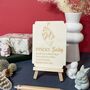 Personalised Pisces New Baby Celebration Wooden Plaque, thumbnail 1 of 7